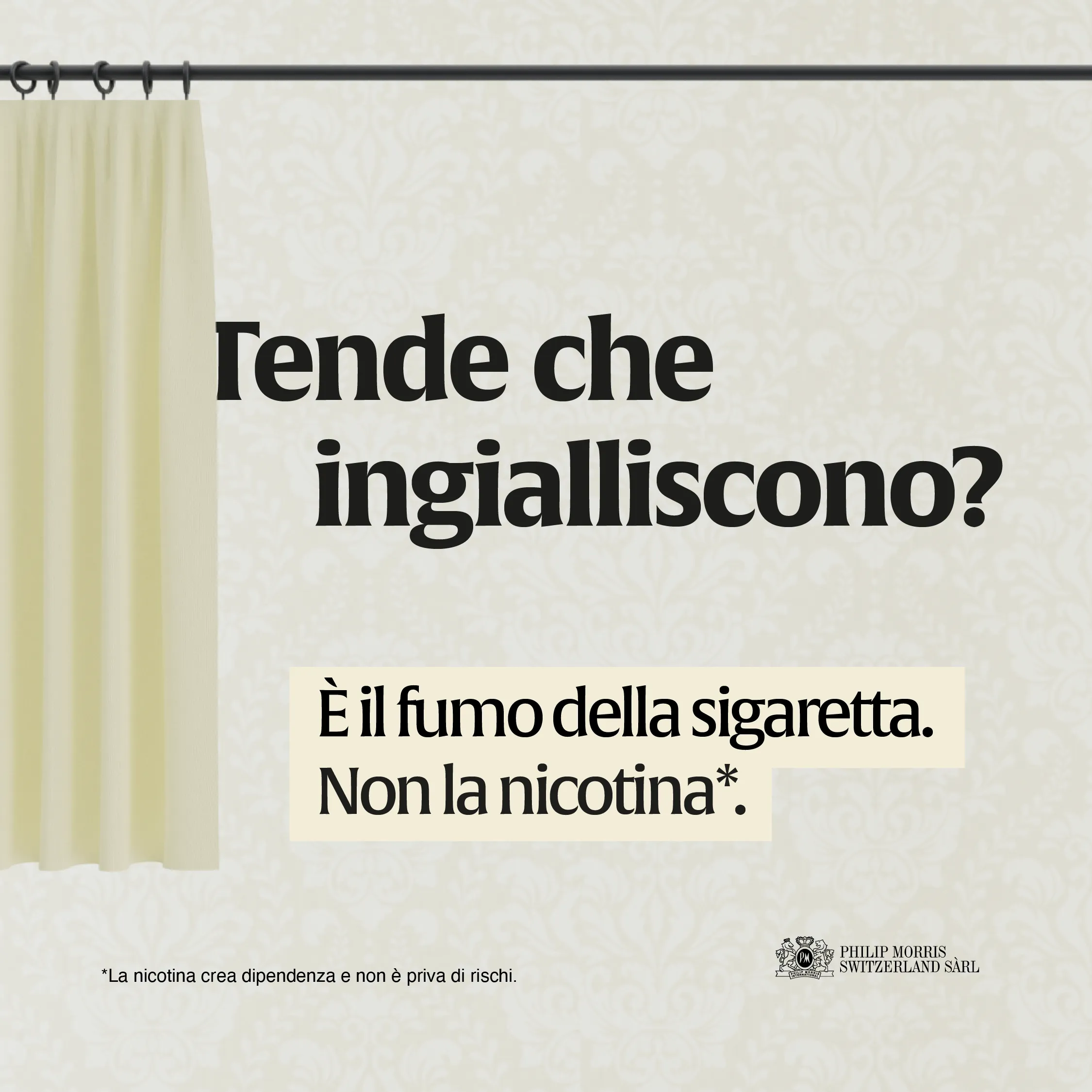 curtains ad poster
